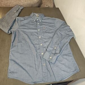 Hollister Light Blue Casual Button-Down Shirt